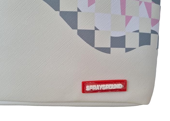 SPRAYGROUND Limited Edition 910B7420NSZ Cream Check Shark Central Savage Backpack, cream, M thumbnail 3