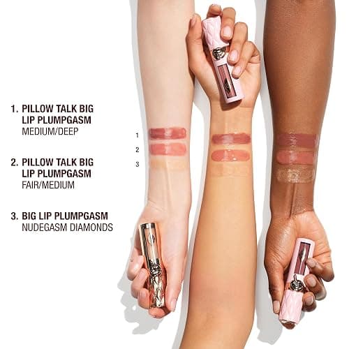 Charlotte Tilbury Big Lip Plumpgasm Lip Gloss - Gift Set Essential - Hydrating Plumper with Hyaluronic Acid & Heat + Ice Technology - Perfect for Pairing with Makeup Favorites thumbnail 7