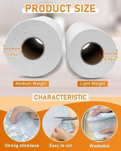 Iron on Non-Woven Fusible Interface thumbnail 2