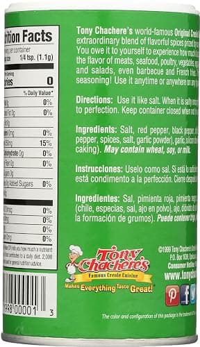 Tony Chachere's, Original Creole Seasoning, 8 Oz thumbnail 2