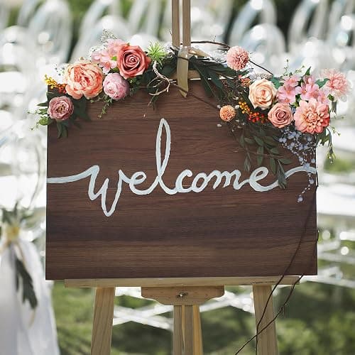 YZXZM Artificial Flowers Combo Box, Fake Silk Foam Flower Mix with Wire Stem, DIY Wedding Bridal Bouquet Shower Party Home Décor (30-40 Pieces) (Pink) thumbnail 4