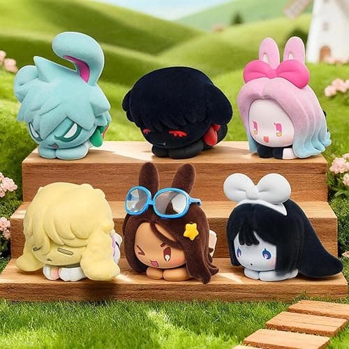 Bahomu Anime Blind Box, Cute Alien Stage Rabbit Series Mystery Box Figure, Collectable Kawaii Figures for Alien Stage Fans Gifts (1PC) thumbnail 2