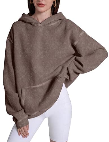 Dnzzs Acid Wash Hoodie for Womens Pullover Oversized Women's Fashion Hoodies & Sweatshirts Vintage Sweatshirt Heavyweight thumbnail 2