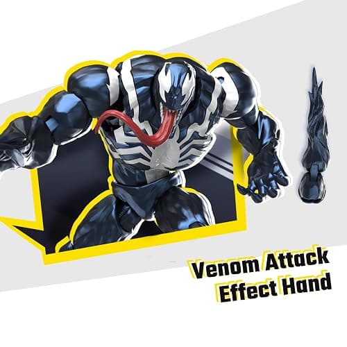 BLOKEES Champion Class - Marvel Rivals - Venom - 185 Pieces Model Kit - 6 Inch - 90 Points of Articulation - Assembly Required - No Tools - No Cutting - No Glue - No Paint - Age 14+ thumbnail 10