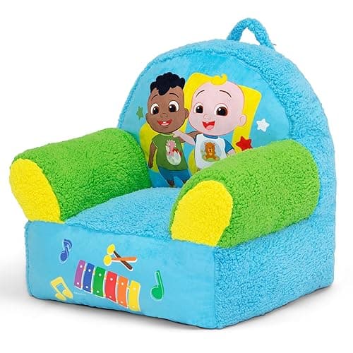 Delta Children - CoComelon Cozee Buddy Kids Chair, Blue thumbnail 11