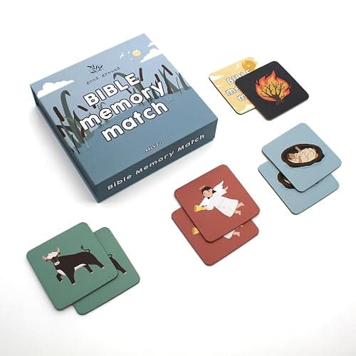 Good Ground Toddler Matching Memory Match Game | Fun & Fast Gifts for Boys & Girls Ages 3 to 7 - Christain Preschool Homeschool Biblical Bible Themed Card Game thumbnail 7
