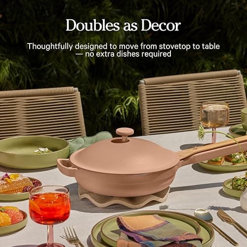 Our Place Large Always Pan 2.0-32cm (3.8L) Nonstick, Toxin-Free Ceramic Cookware | Patented 10-in-1 Aluminum Frying & Sauté Pan | Safe for Oven, Induction & All Cooktops up to 232°C | Spice thumbnail 2