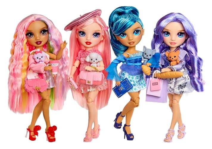 Rainbow High Pretty in Paris Fashion - Bella Parker (Pink), Rainbow 11" Fashion Doll with Outfit, Stylish Handbag, Girls Toy Gift for Kids Ages 4-12 Years thumbnail 6