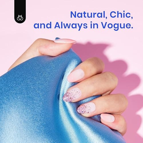 Beetles Gel Nail Kit Almond Short, 500Pcs Pre Shaped Clear Extra Short Almond Gel Nail Tips Easy Nail Extension Set with 5 in 1 Multifunctional Nail Glue Base Uv Led Nail Lamp Nail Art Gifts for Women thumbnail 7