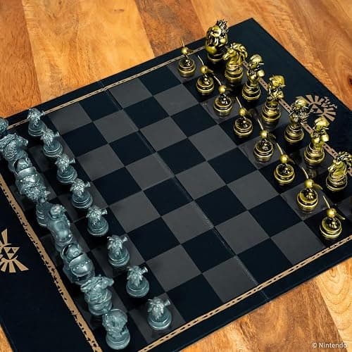 The Legend of Zelda Collector's Chess Set, Link vs. Ganondorf Strategy Game, 32 Custom Sculpted Hero & Villain Pieces, Classic Board Game for Zelda Fans, Officially Licensed Nintendo Merchandise thumbnail 5
