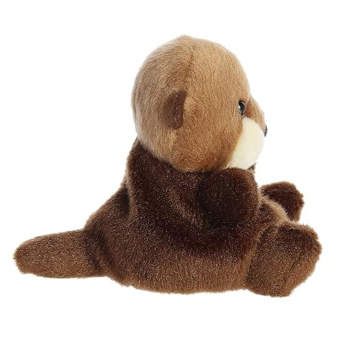Aurora® Adorable Palm Pals™ Selena Sea Otter™ Stuffed Animal - Pocket-Sized Play - Collectable Fun - Brown 5 Inches thumbnail 3