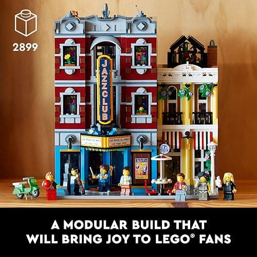 LEGO Icons Jazz Club 10312 Building Set for Adults and Teens, A Collectible Gift for Musicians, Music Lovers, and Jazz Fans, Includes 5 Detailed Rooms Within The Music Venue and 8 Minifigures thumbnail 2