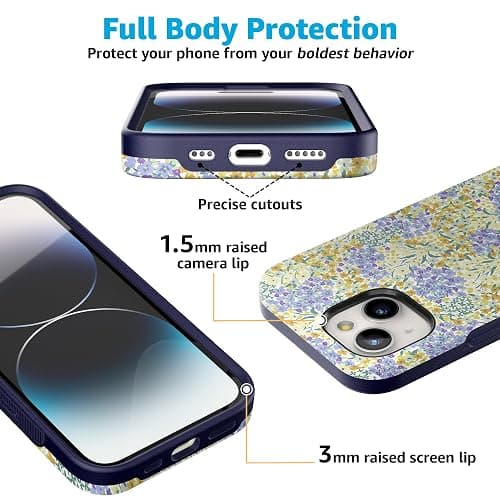 Casely iPhone 15 Case | Dream Garden | Cottagecore | Compatible with MagSafe | Bold Protective Design thumbnail 3