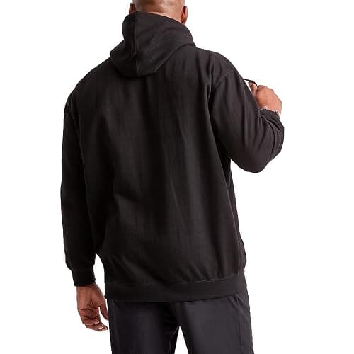 Champion Men's Fleece Script Logo Hoodie (Reg. Or Big & Tall) thumbnail 5