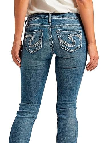 Silver Jeans Co. Tuesday Low Rise Slim Bootcut Jeans thumbnail 4