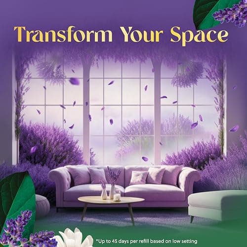 Air Wick Essential Mist Starter Kit, Diffuser + 1 Refill, Lavender and Almond Blossom, Air Freshener, Essential Oils thumbnail 9