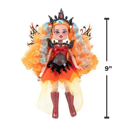 Royale High 9” Fashion Doll - Emberlynn the Fire Fairy, Series 2 - Fairy Journal, Comb, and Virtual Item Code Included - Ages 5+ thumbnail 3