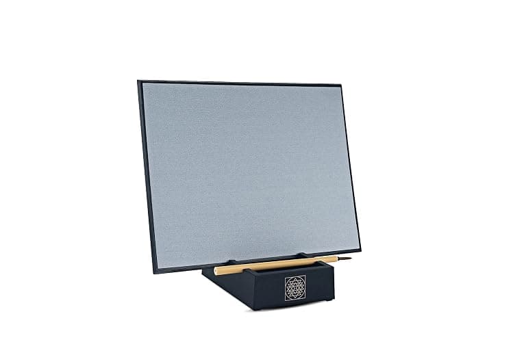 Samadhi Board: Water Drawing Set for Painting, Sketching & Meditation with Natural Wood Brush & Yogic Stand Mess-Free Zen Mindfulness Art Gift for Adults Kids - Image 1