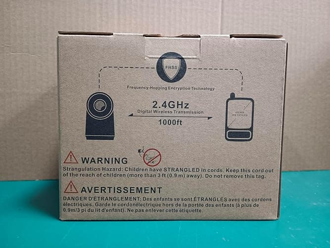 HelloBaby Baby Monitor,29-Hour Battery Life,Upgrade Baby Monitor with Camera and Night Vision,No Wifi,355°/120° Remote Pan Tilt Camera 2x Zoom, ECO Mode,2-way talk,Up to 1000ft,Temperature - HB6240 thumbnail 12
