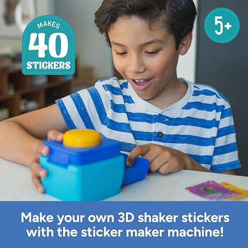 Educational Insights 3D Sticker Maker Kit - Craft Kit for Kids, Mess Free Activity, Make Your Own Sticker Machine, DIY Puffy Stickers for Kids, Creative Gifts, Boys & Girls Ages 5+ thumbnail 2