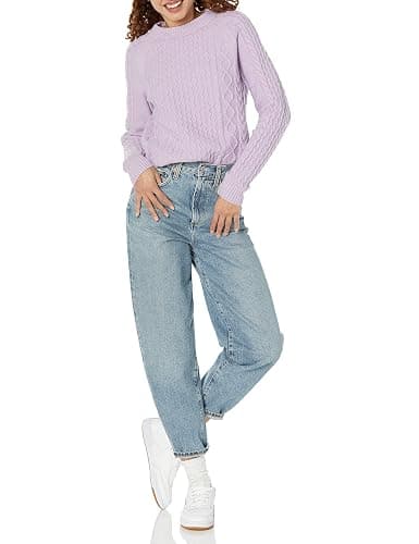 Amazon Essentials Women's Long Sleeve Cable Knit Sweater thumbnail 4