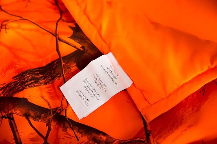 Carstens Real Tree AP Camo 3-Piece Crib Sheet Set, Orange thumbnail 5