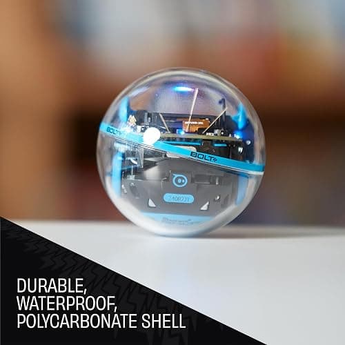 Sphero Bolt+: Coding & AI Learning Robot – Program with Draw, Blocks, Python & Javascript – Animated LCD Display – Ages 8+ – Durable, Qi Charging, Waterproof thumbnail 6