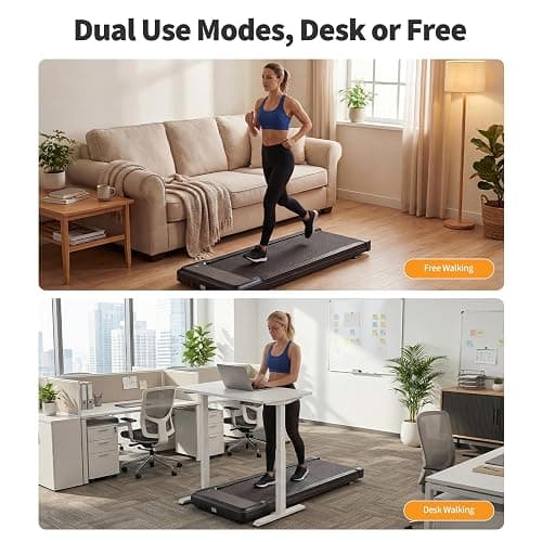 Aidoly Compact Walking Pad Under Desk Treadmill, Portable Electric Walking Treadmill with Remote Control & LED Display for Home Office, Quiet Fitness Machine thumbnail 7
