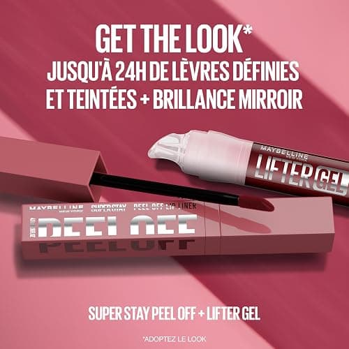 Maybelline New York - Liner Lèvres Peel-Off - Sensation Tatouage - Jusqu'à 24H - Sans Transfert - Effet Lip Blush - Super Stay Vinyl Ink - Teinte : 002 Haze thumbnail 12