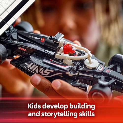 LEGO Speed Champions MoneyGram Haas F1 Team VF-24 Race Car Toy - Building Set for Kids, Boys & Girls, Ages 10+ - Toy Car for F1 Fans - Gift Idea for Birthday - 77250 thumbnail 5