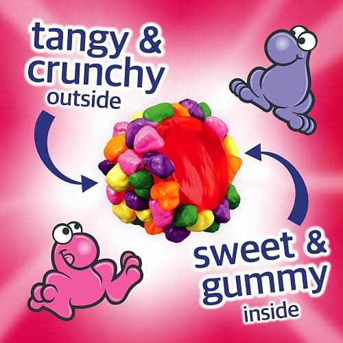NERDS Gummy Clusters Candy, Rainbow, Crunchy and Gummy, 8 oz thumbnail 2
