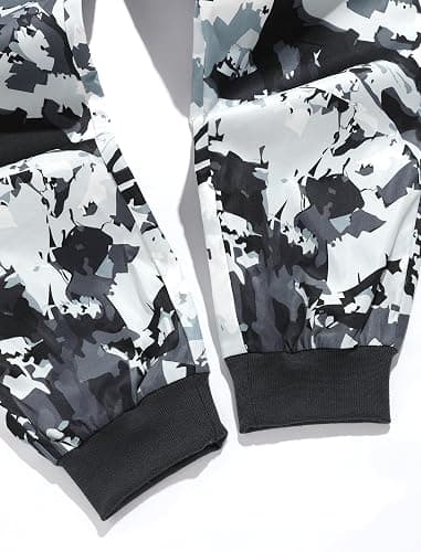 Men Techwear Cargo Joggers Flap Pocket Elastic Drawstring Waist Pants thumbnail 9