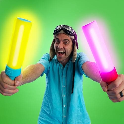 Danny Go! Color Beat Drumsticks - Officially Licensed Light-Up Musical Drumsticks Toy for Preschool and Elementary School Kids Inspired by Danny Go! Show thumbnail 2