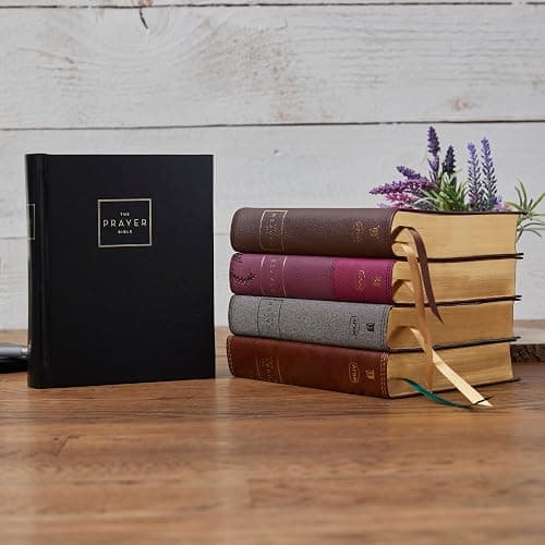 The Prayer Bible: Pray God’s Word Cover to Cover (NKJV, Burgundy Leathersoft, Red Letter, Comfort Print) thumbnail 11