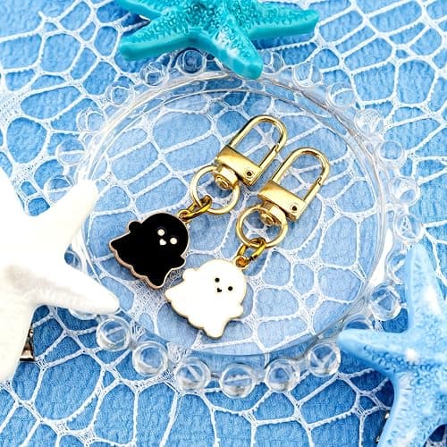 Funny Halloween Gifts Ghost Keychain Boo Basket Stuffers for Teens Girls | Birthday Gifts for Friends Spooky Gift for Adults BFF Bestie Spooky Christmas Gift for Women Cute Boo Basket thumbnail 4