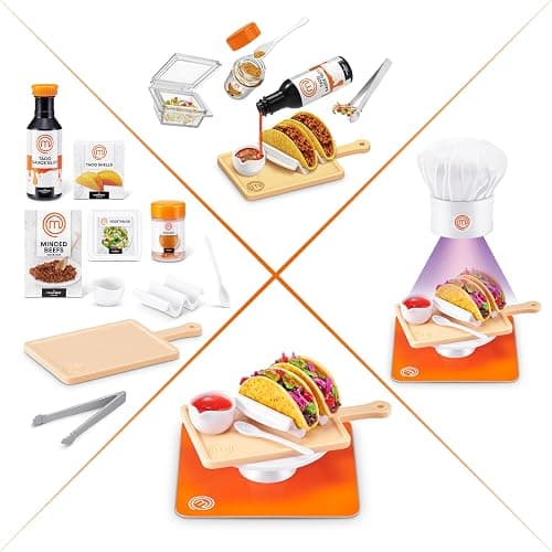 Mini Brands Create MasterChef Series 2 by ZURU (2 Pack) – Real Mini Dishes with Ingredients, UV LED Tool & Recipe Card | DIY Toy Capsule Non-Edible Collectible for Kids, Teens, and Adults. thumbnail 6