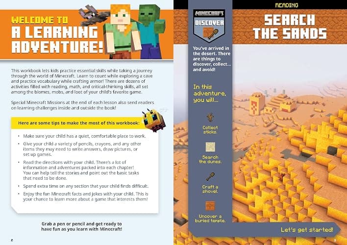 Official Minecraft Workbook: Grade 2 thumbnail 2