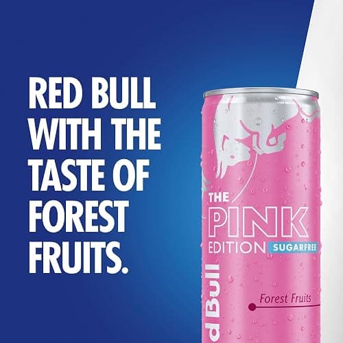 Red Bull Energy Drink Sugar Free Pink Edition Forest Fruits 250ml, 4 Pack thumbnail 3