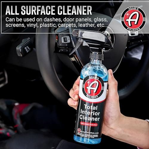 Adam's Polishes Total Interior Cleaner & Protectant, Quick Detailer & SiO2 Protection, Ceramic Infused, Anti-Static, OEM Finish, For Leather, Vinyl, Plastics, Glass & More thumbnail 3