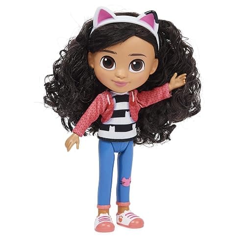Gabby's Dollhouse 8-inch Gabby Girl Doll | 8-Inch Gabby Doll, Realistic Details, Removable Cat Ears, Soft & Curly Hair, Kids Toys for Girls & Boys Ages 3+ thumbnail 6