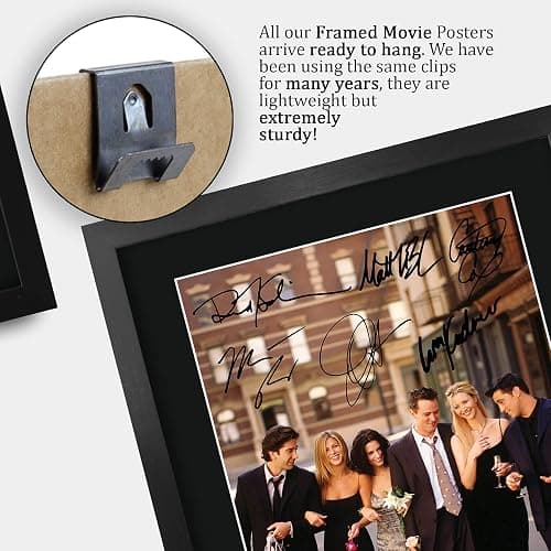 HWC Trading Friends TV Show Poster Signed 16" x 12" Framed Gift Printed Autograph Print Photo Picture Display - 16 x 12 Inches Framed thumbnail 5