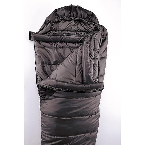 Coleman North Rim 0°F Big & Tall Sleeping Bag, Cold-Weather Mummy Sleep Sack with No-Snag Zipper & Adjustable Hood for Warmth & Ventilation, Large Camping Sleeping Bag thumbnail 3