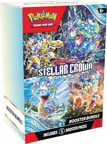 Pokémon TCG: Scarlet & Violet—Stellar Crown Booster Bundle (6 Booster Packs) - Image 1