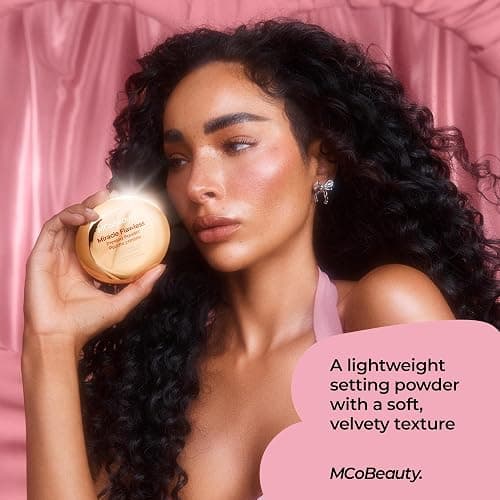 MCoBeauty - Miracle Flawless Pressed Powder - Translucent - Compact Powder with Rose Flower Extract and Sweet Almond Oil - Helps Finish and Refine the Look of Makeup thumbnail 6