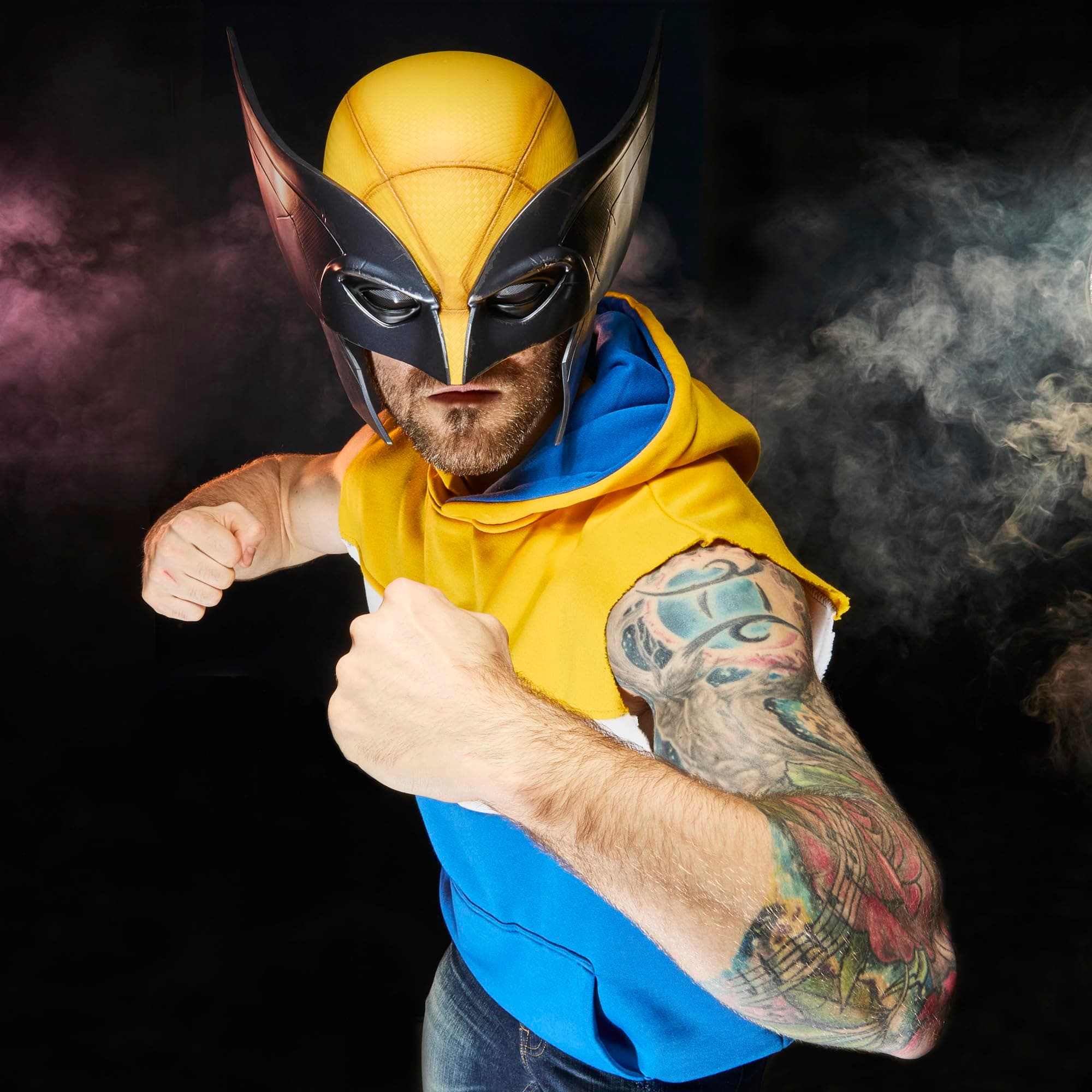 Marvel Legends Series Wolverine High Quality Role Play Mask | Marvel Legends Gears Life Size Prop Replica Deadpool & Wolverine - Wolverine Mask thumbnail 6
