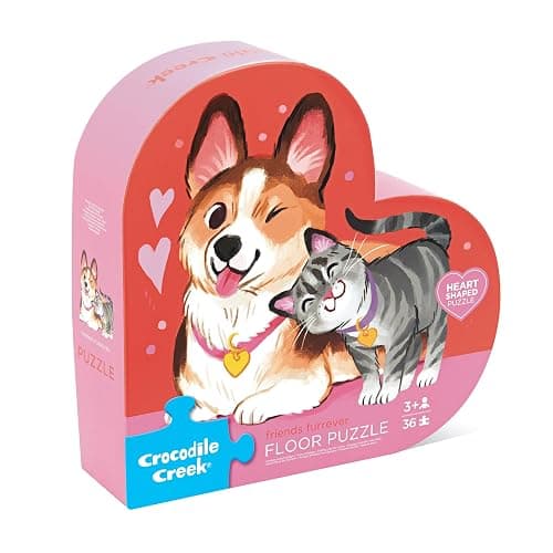 Crocodile Creek Jigsaw Puzzle - Friends Fur-Ever - Image 1