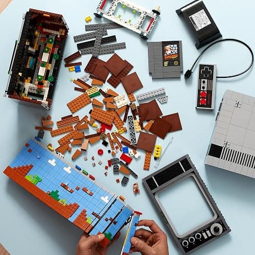 LEGO Super Mario Nintendo Entertainment System 71374 Gameplay Building Set, Model Kits for Adults to Build, DIY Creative Activity, Collectible Gift Idea thumbnail 3
