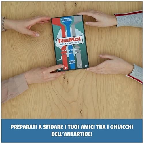 EDITRICE GIOCHI, Risiko! Antartide, Gioco di Strategia, 2 Giochi in Scatola in 1 per Sfide tra Amici e in Famiglia, Giochi da Tavolo per Adulti e Bambini, Espansione di Risiko e Gioco Singolo, 8+ Anni | 42 Territori, Due Modalità Di Gioco, Espansione Del Gioco Originale, Settimo Continente, Pensiero Logico thumbnail 5