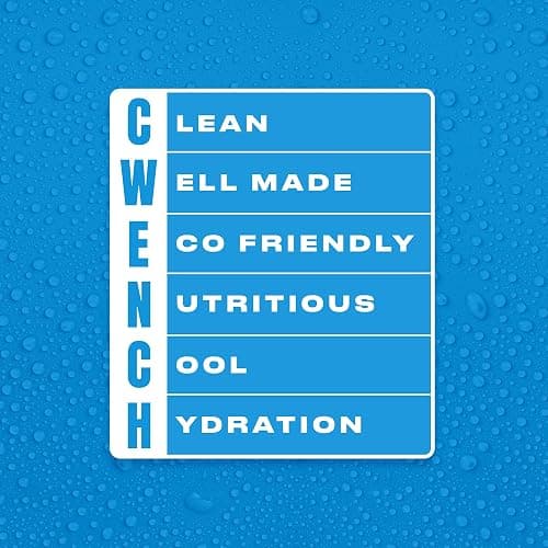 Cwench Electrolyte Hydration Powder with Celtic Sea Salt Blue Raspberry Drink Mix, 45 Servings 315g thumbnail 6