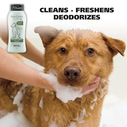 Wahl USA Odor Control Shampoo for Dogs & Pets - Eucalyptus & Spearmint Animal Deodorizer for Cleaning & Freshening – 24 Oz - Model 820003A thumbnail 2